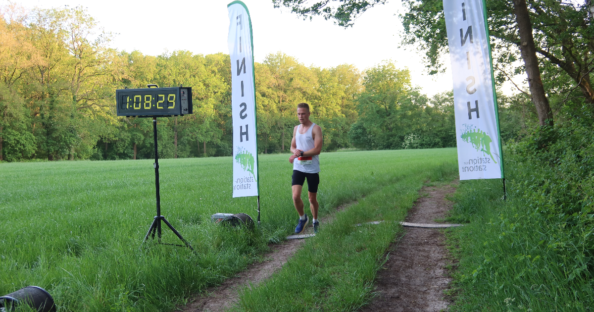 150 lopers doen mee aan Rail Trail