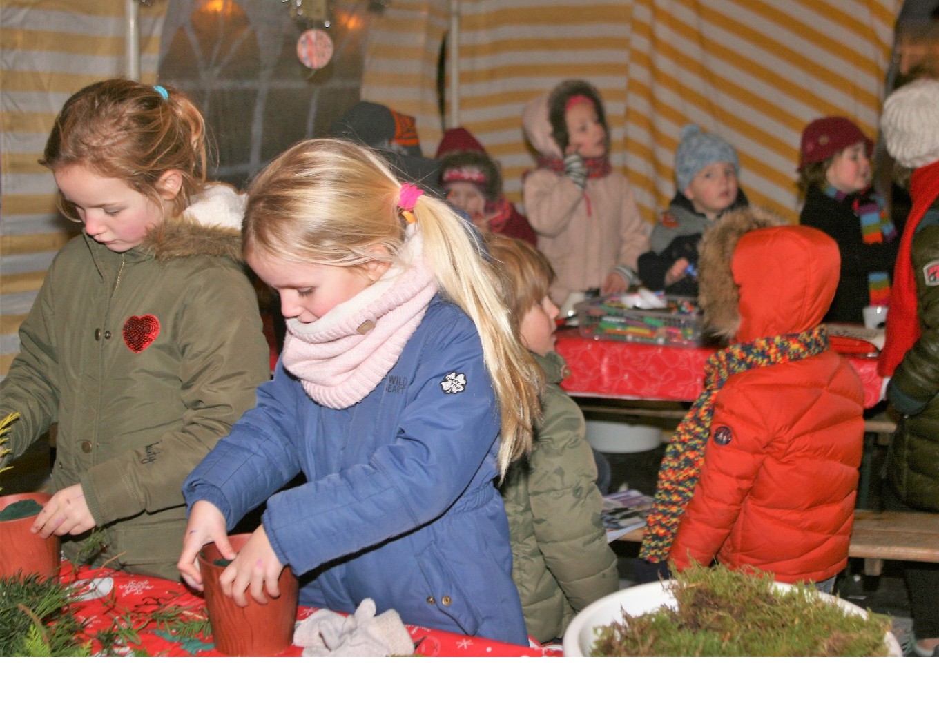 Kerst rondum de Kaerke in Oudleusen weer geslaagd