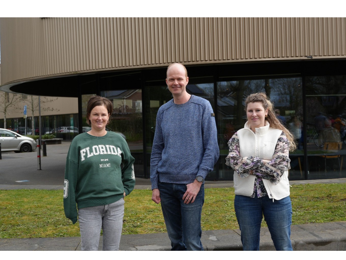 Nienke, Jochem en Alice, initiatiefnemers van Samen Sterk.