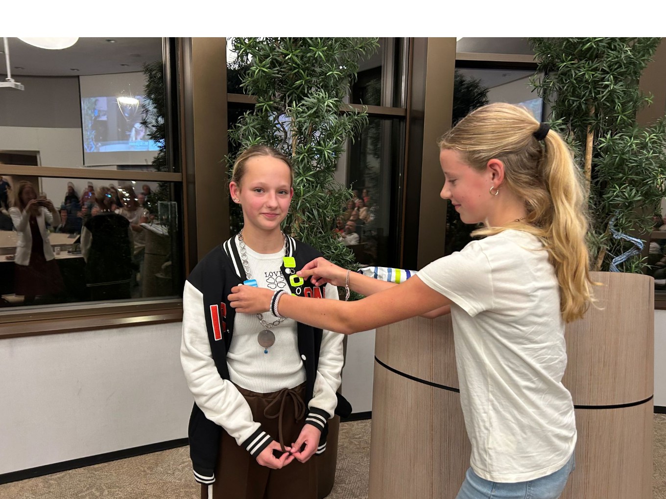 Installatie Milou Groen als kinderburgemeester van Dalfsen