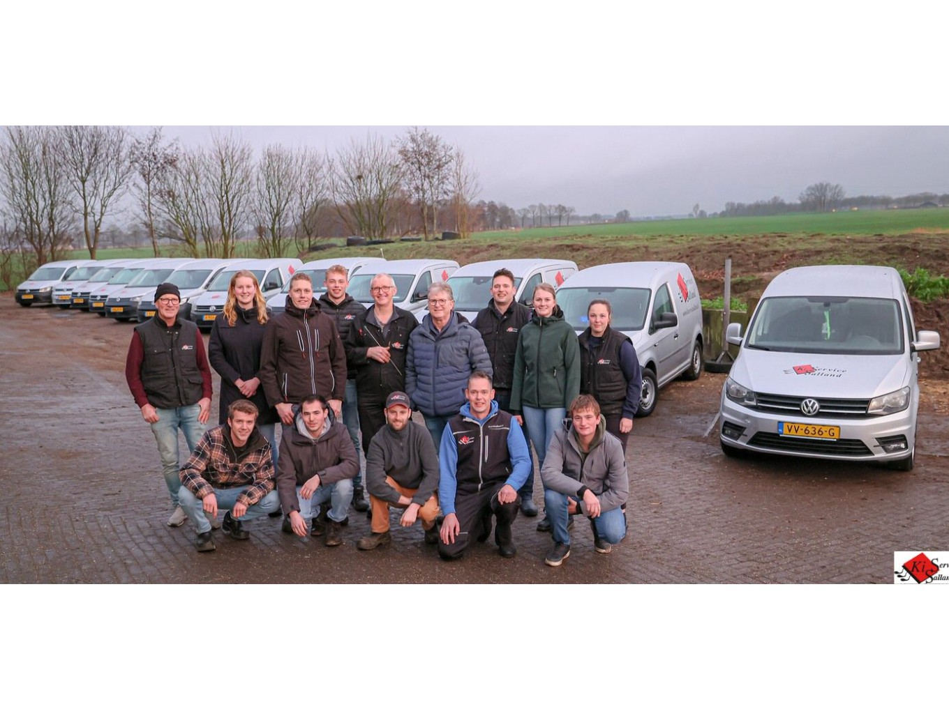 Het team KI Service Salland. Foto Marcel van Saltbommel.