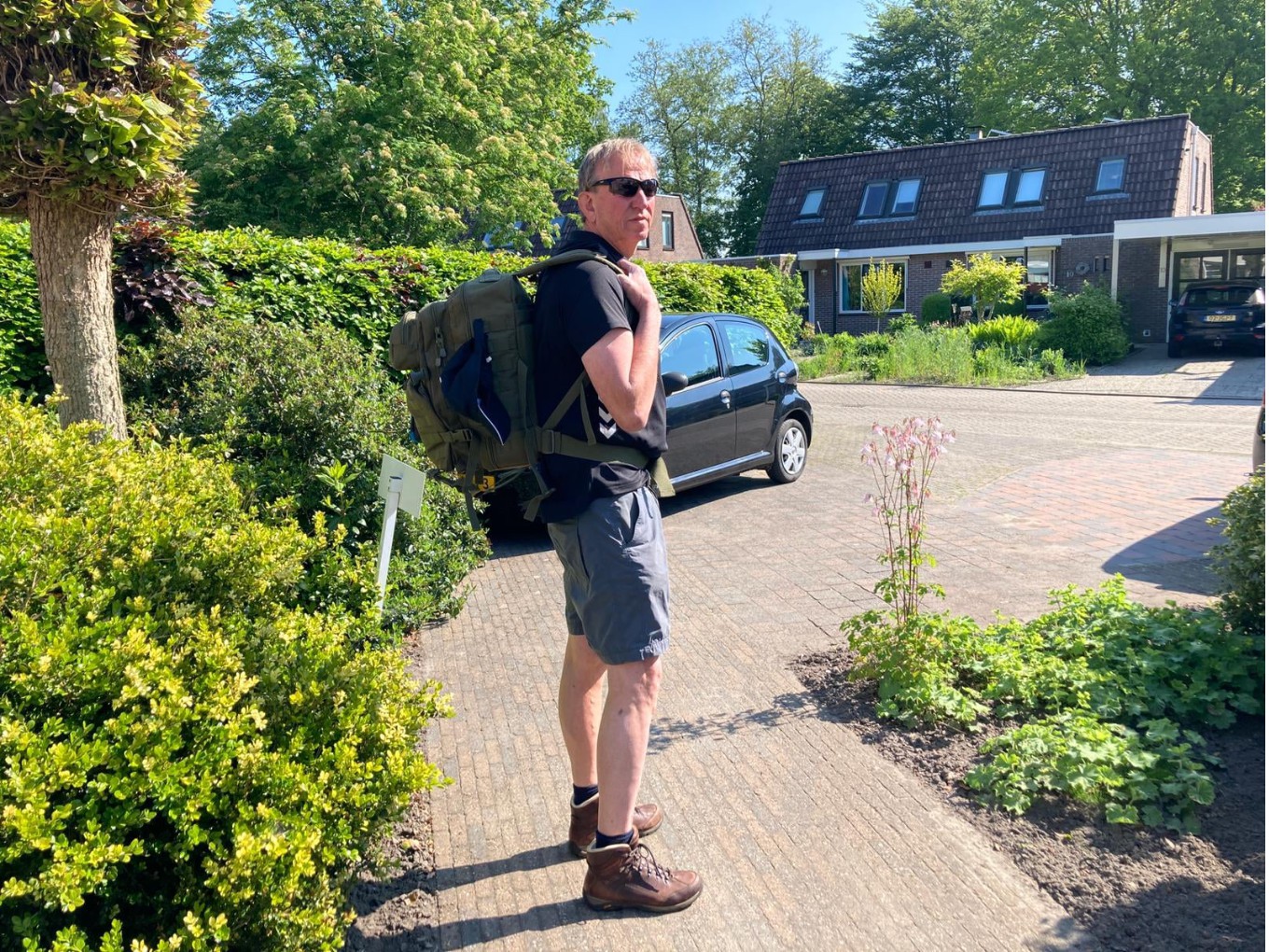 Klaas Kreule wandelt naar zijn broer in Zeeland