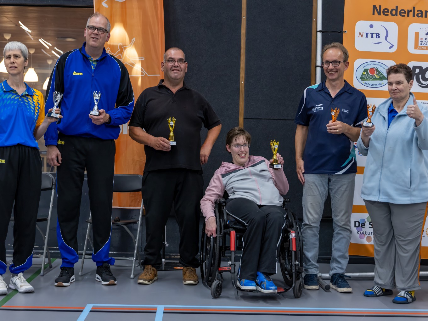 NK Paratafeltennis in De Spil goed verlopen