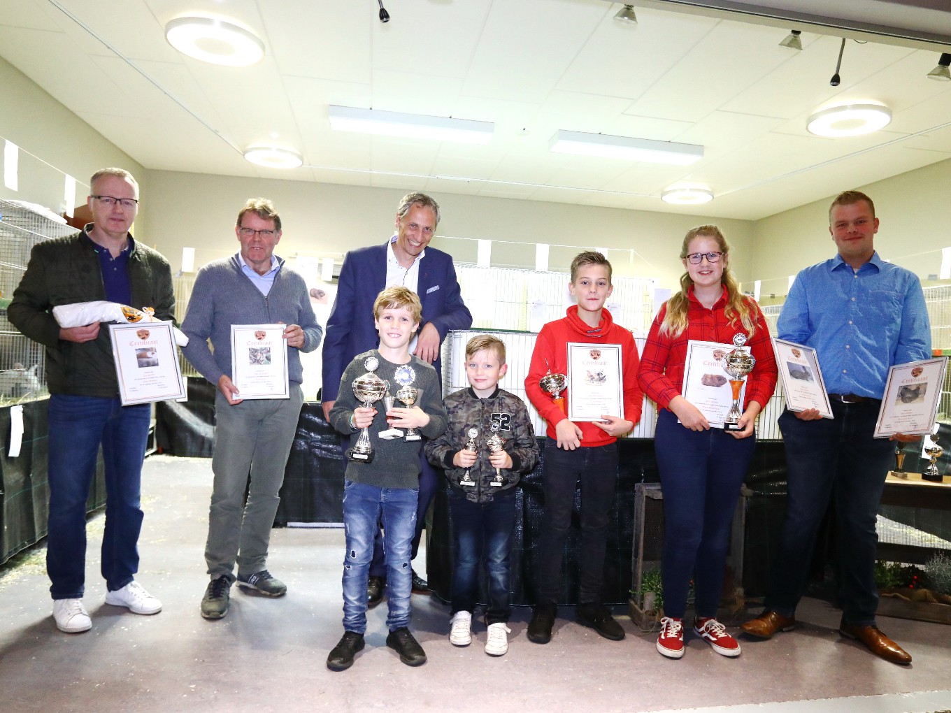 Clubtentoonstelling van kleindieren door NKV Nieuwleusen
