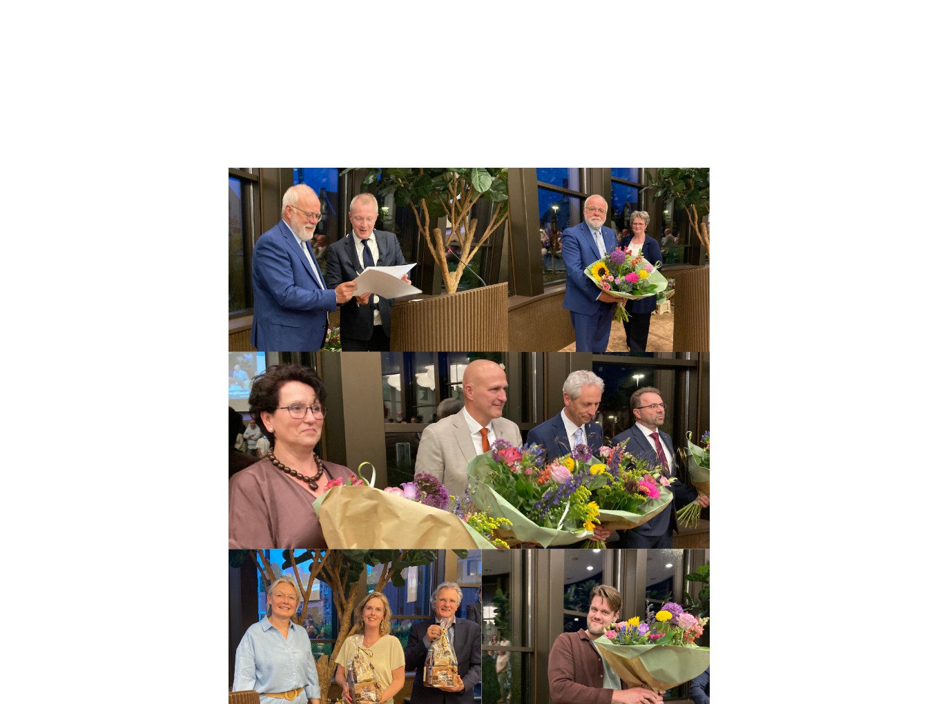 Afscheid en nieuwe benoemingen in raadsvergadering