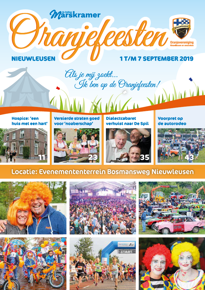 Oranjefeesten magazine 2019