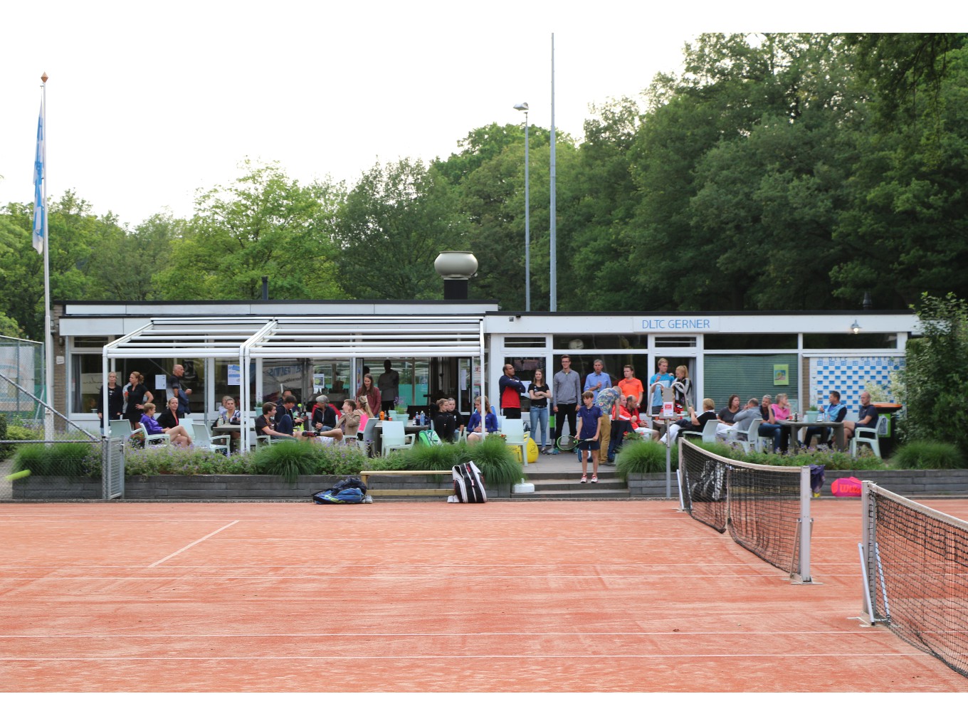 Vier padelbanen bij Tennisclub DLTC Gerner