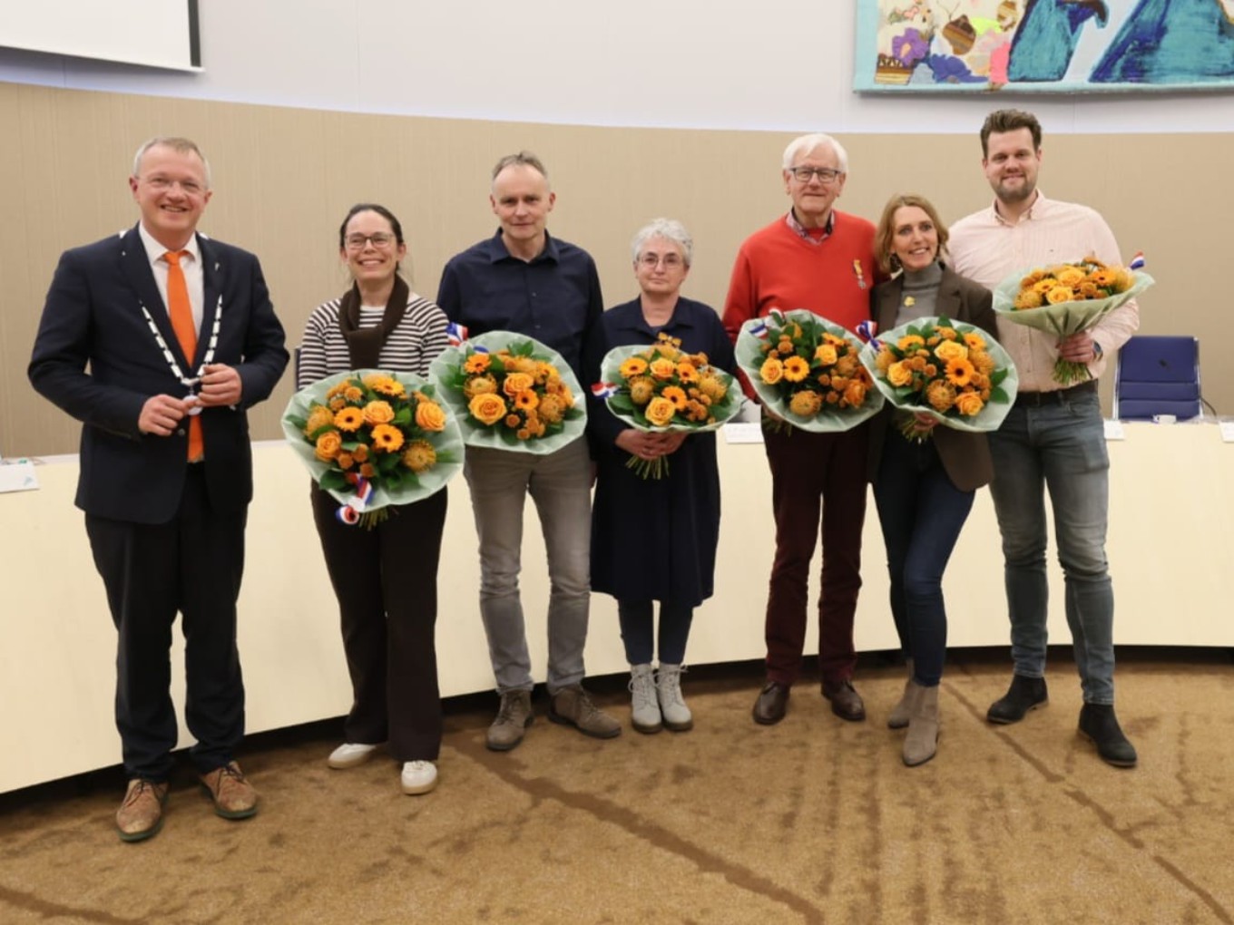 Gemeente Dalfsen neemt afscheid van zes raadsleden