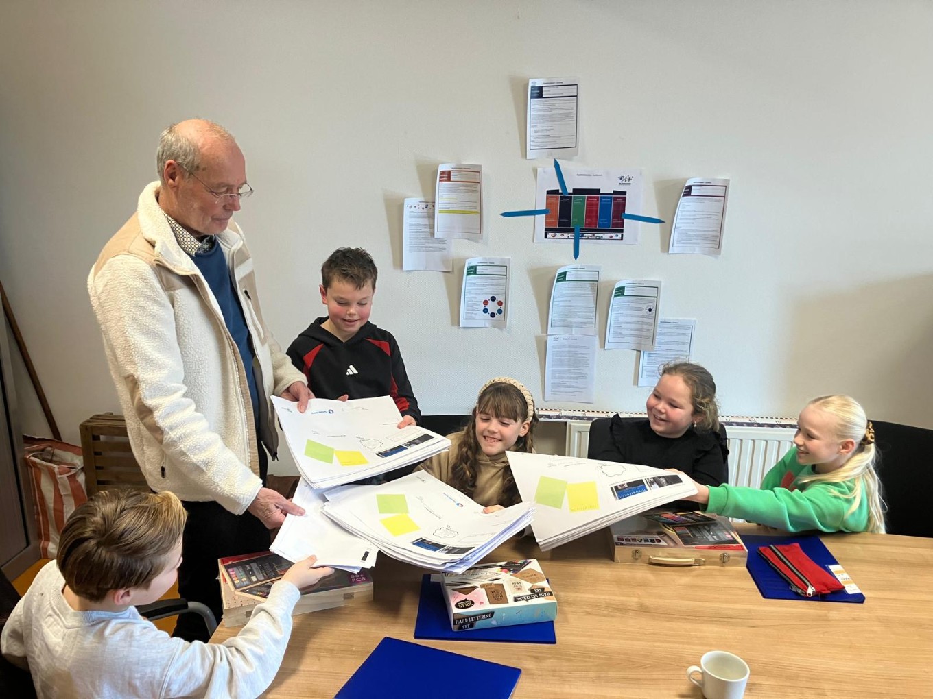 Leerlingen De Tweemaster denken mee over toekomst Nieuwleusen