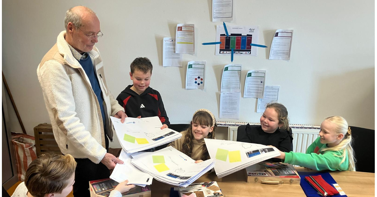 Leerlingen De Tweemaster denken mee over toekomst Nieuwleusen